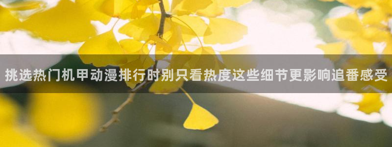 国产动漫排行榜前十名:挑选热门机甲动漫排行时别只看热度这些细节更影响追番感受