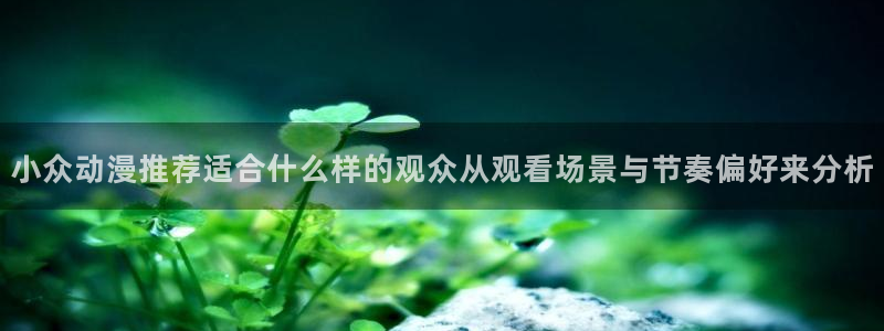 热播动漫推荐:小众动漫推荐适合什么样的观众从观看场景与节奏偏好来分析